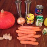 Kürbissuppe mit Ingwer und Kokusnussmilch